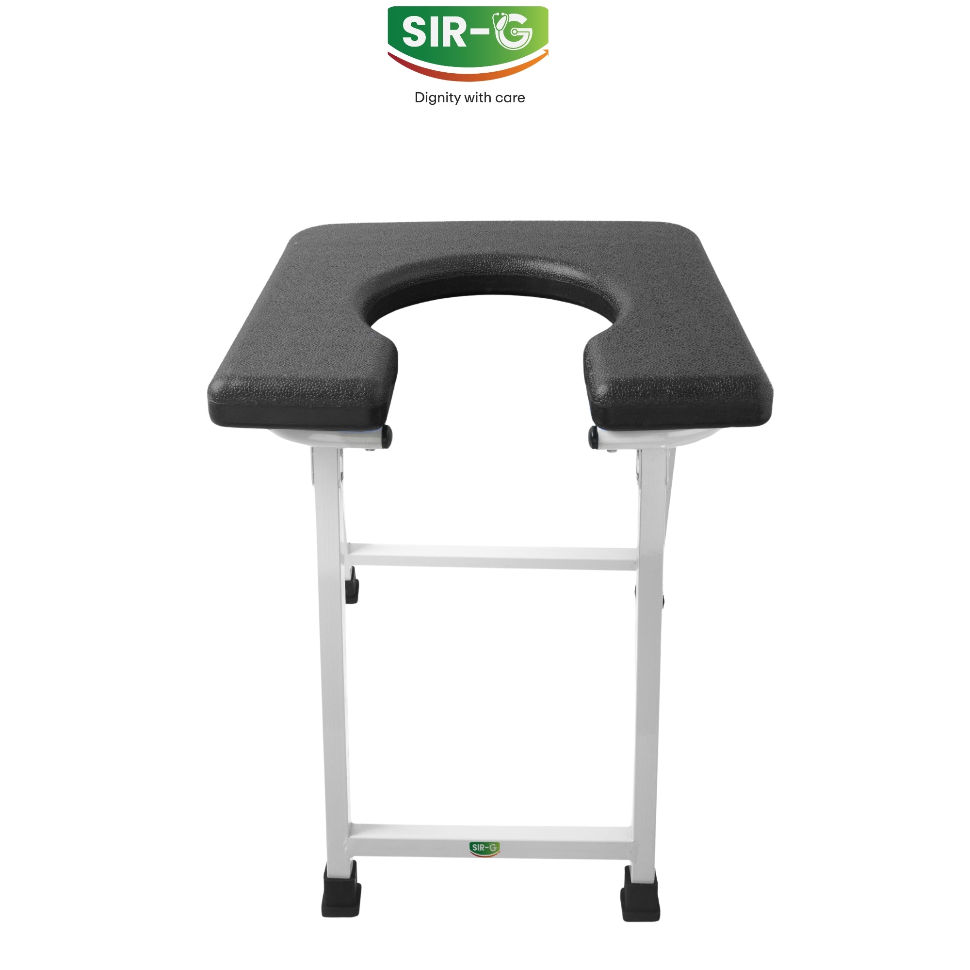 Black Commode Stool