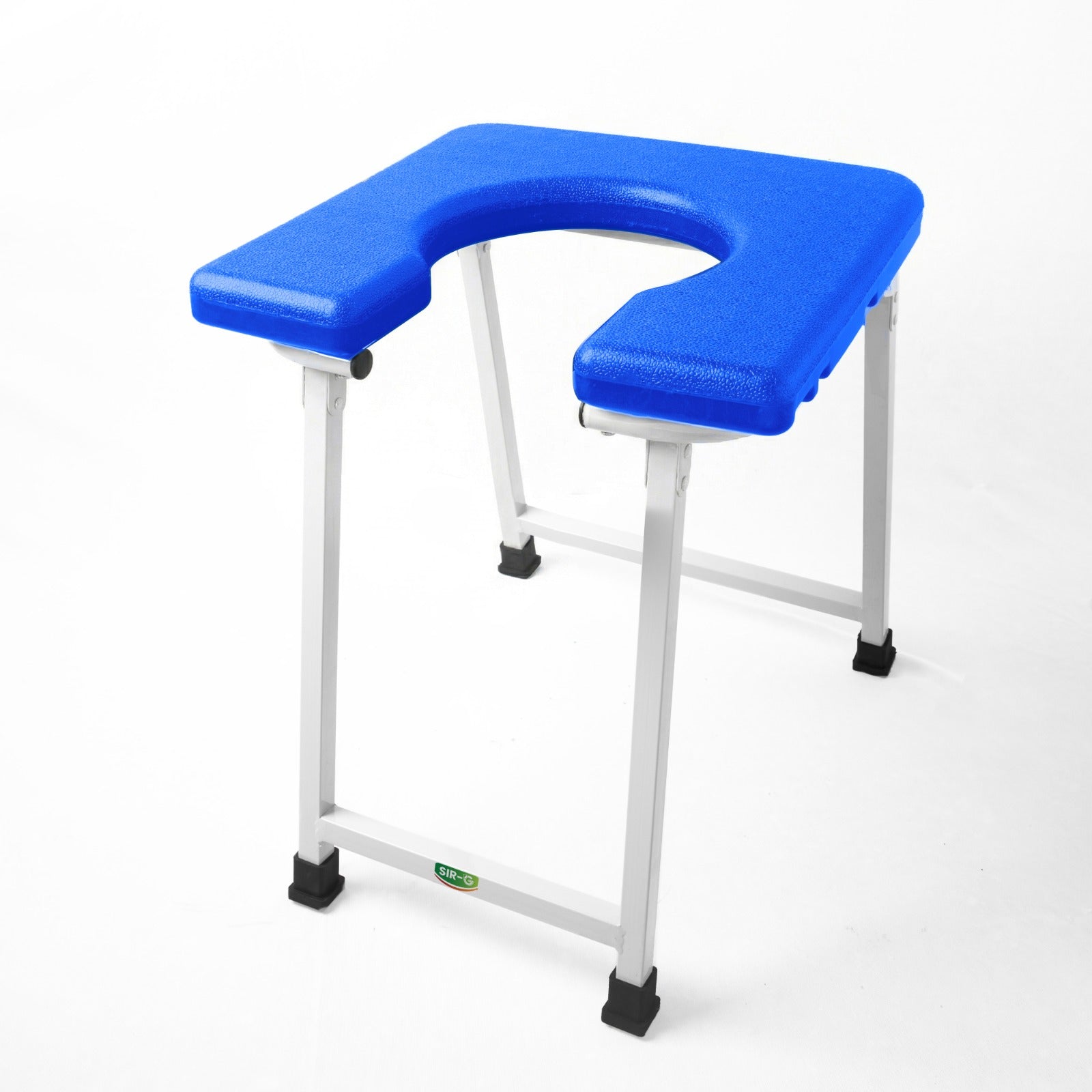 Blue Commode Stool