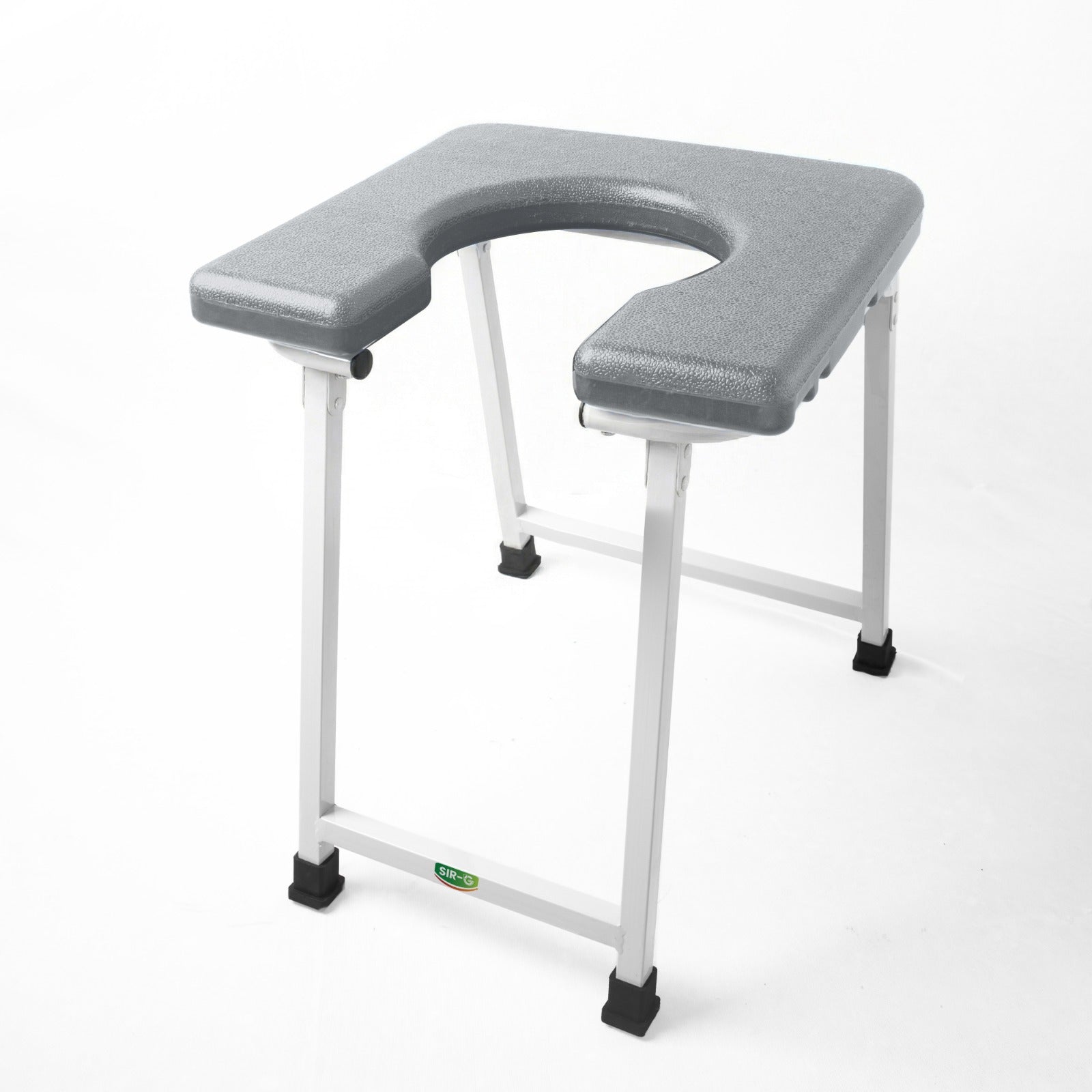 Grey Commode Stool