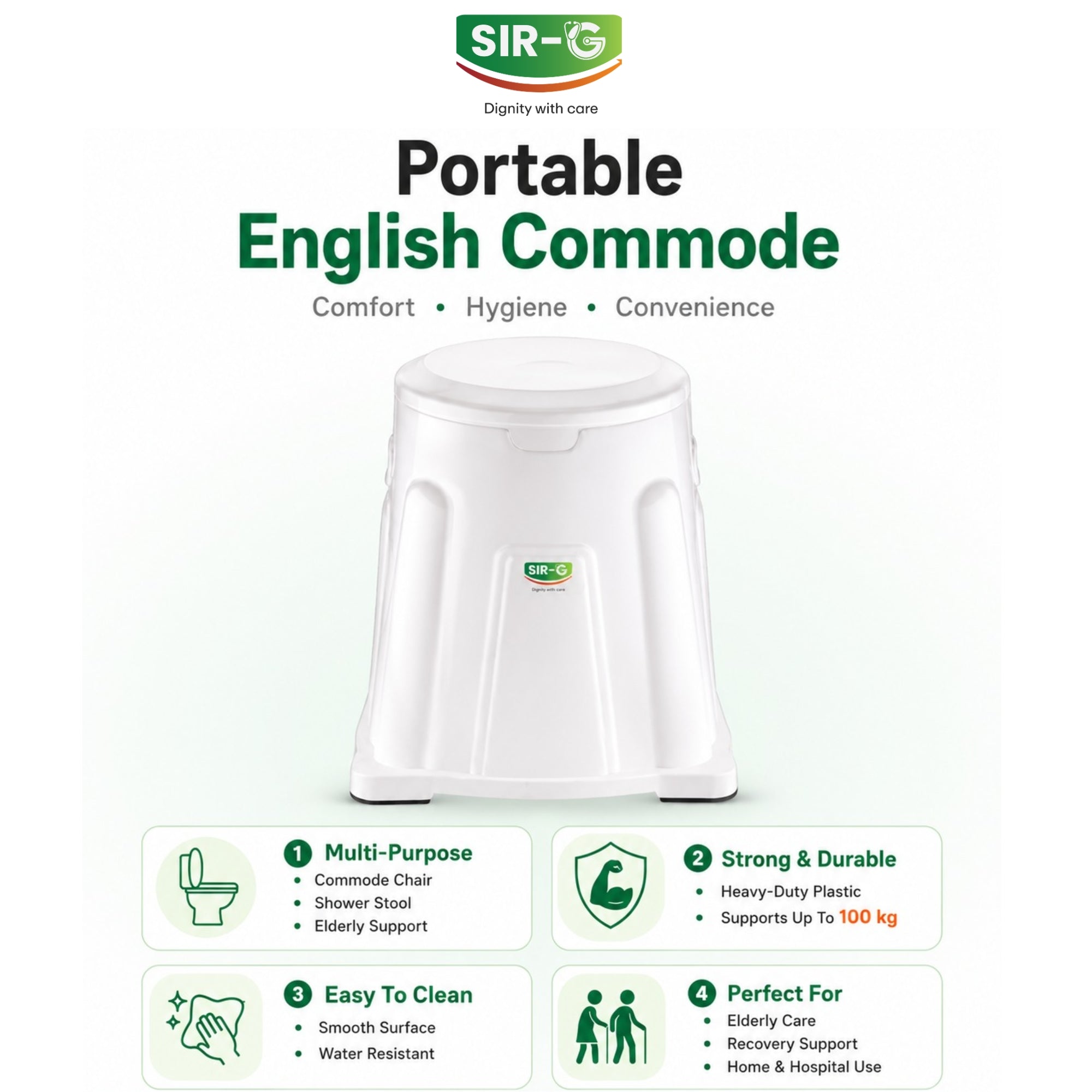Portable Commode Chair