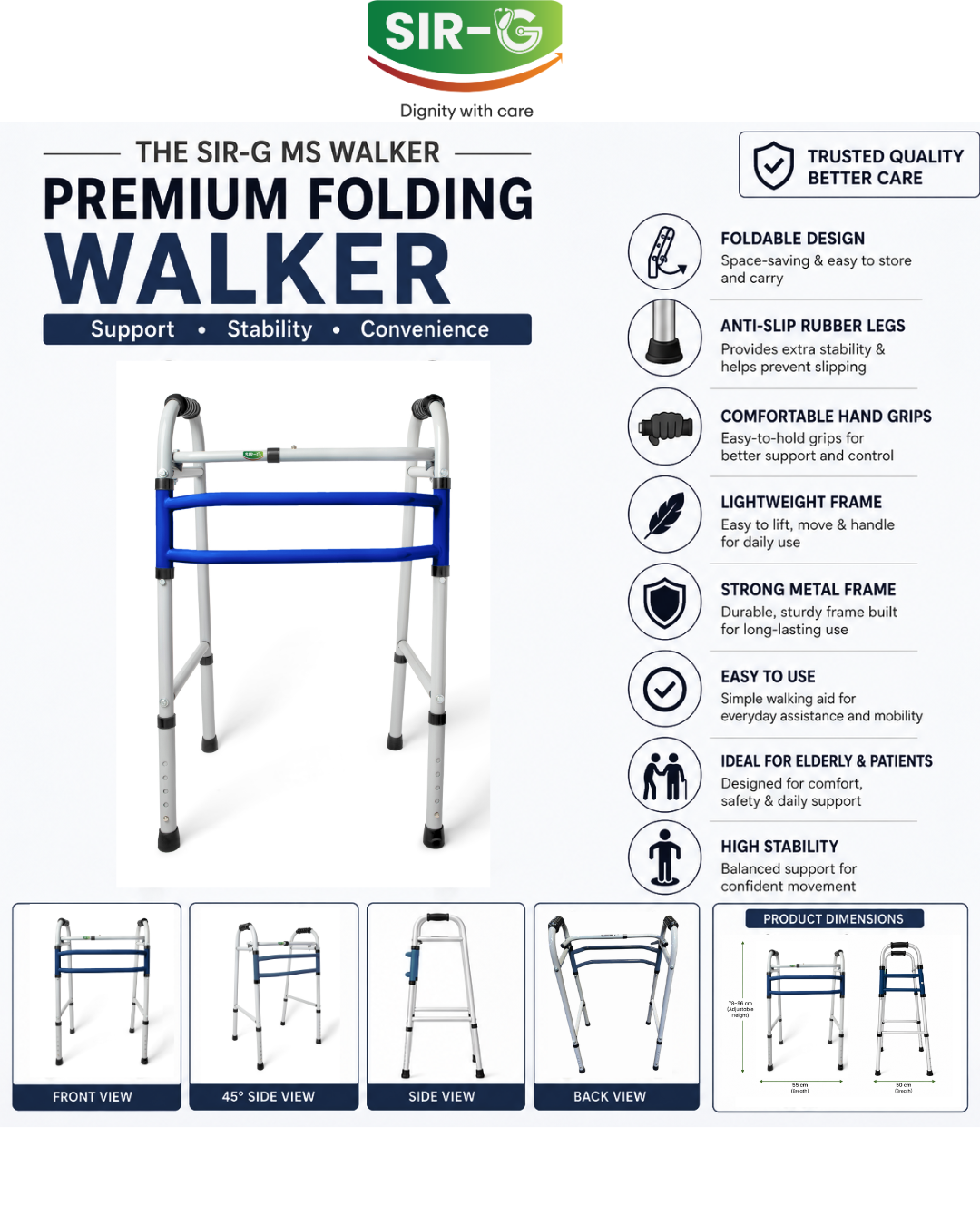 Walker Navy Blue